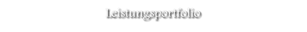 Leistungsportfolio